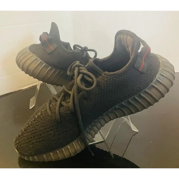 Adidas Yeezy Boost 350 V2 Low Bred Black/Red Men’s Size 8